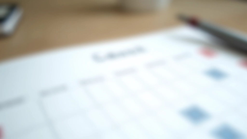 Kalender mit Markierungen für die ersten 90 Tage eines Sparprogramms, zeigt die Gewöhnungsphase